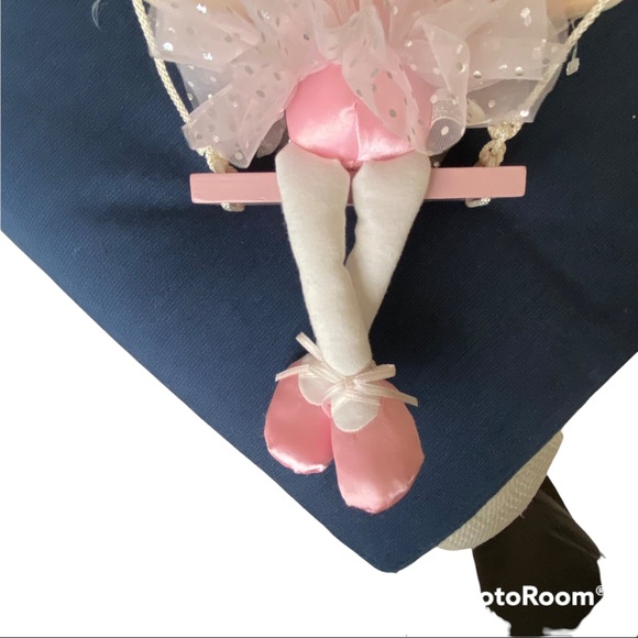 RUSS Doll Ballerina Plush Pink Doll On Swing - Picture 4 of 7